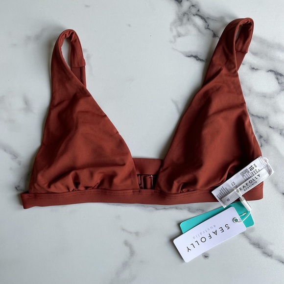 NWT* Seafolly Longline Active Tri & Hipster Bottom - Picture 4 of 10